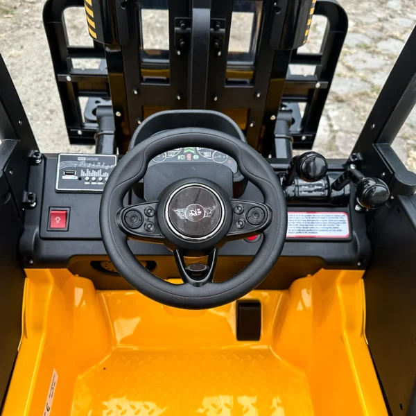 Electric ride-on Forklift for children, 90W, 12V, standard, yellow - Image 2