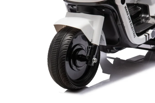 Ride-on scooter for children, with detachable trailer, remote control, model BJBTK3, 70W, white - Image 5