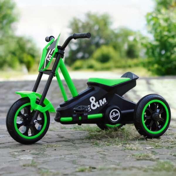 Ride-on tricycle for children 2-4 years, model G301, green - Image 4