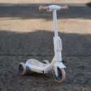 Electric scooter with lights for children, 3 wheels, stable, Aquamist, 30W, 6V 4.5Ah, white