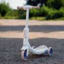 Electric scooter with lights for children, 3 wheels, stable, Aquamist, 30W, 6V 4.5Ah, white