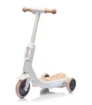 Electric scooter with lights for children, 3 wheels, stable, Aquamist, 30W, 6V 4.5Ah, white