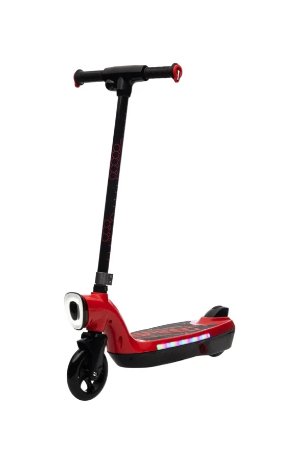 Ride-on scooter for children BJKL168, 45W, 12V 7Ah, ambient lights, soft wheels, red