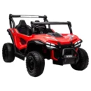 Electric ride on UTV for children Buggy-Truck, 2 seats, 200W, 12V, premium equipped, red