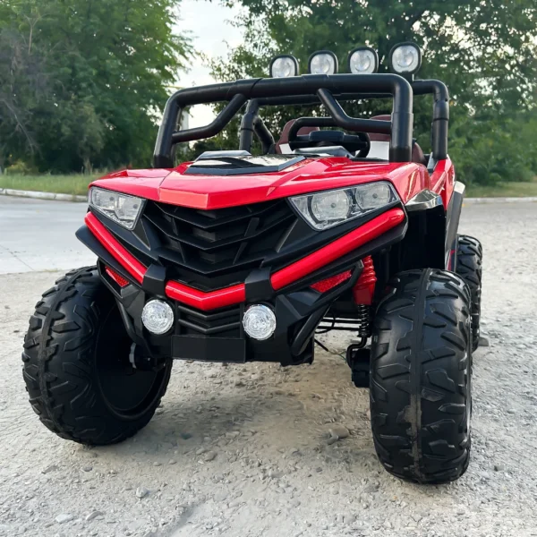 4x4 electric ride-on UTV, for 2 children, RZR1000 180W 12V, PREMIUM, red - Image 2