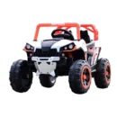 Electric ride-on UTV for children, RSR, 4x4, 120W-12V, soft EVA wheels, ecological leather seat, orange