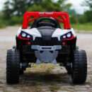 Electric ride-on UTV for children, RSR, 4x4, 120W-12V, soft EVA wheels, ecological leather seat, red