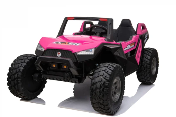 Electric ride-on UTV for children BJX1928, 4x4, 300W, 24V, premium, pink