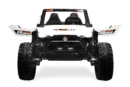 Ride on electric UTV for children with 4 seats, Buggy XXL, 400W, 24V 14Ah, PREMIUM, white