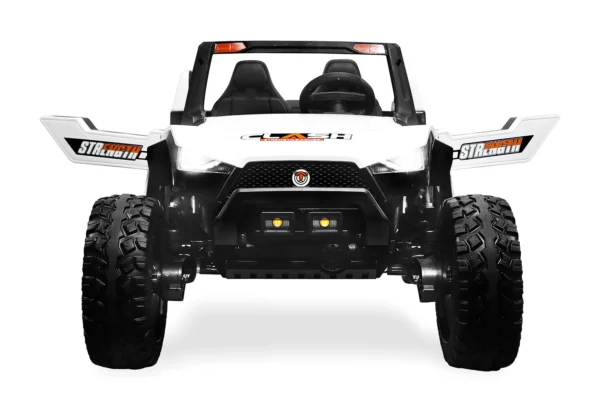 Ride on electric UTV for children with 4 seats, Buggy XXL, 400W, 24V 14Ah, PREMIUM, white - Image 2
