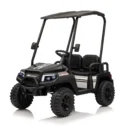 Ride-on electric UTV for children, Golf-Kart, 400W, 4 seats, 24V 7Ah, EVA wheels, black