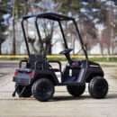 Ride-on electric UTV for children, Golf-Kart, 400W, 4 seats, 24V 7Ah, EVA wheels, black