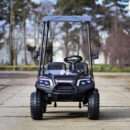Ride-on electric UTV for children, Golf-Kart, 400W, 4 seats, 24V 7Ah, EVA wheels, black