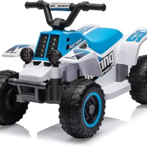 Kids Electric ATV CUBA 6V, 35W Ride-On Quad with Parental Remote Control, blue