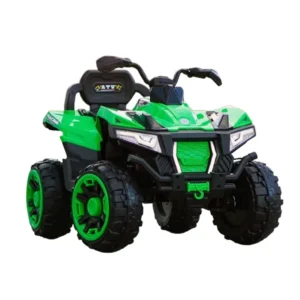 Children s electric ATV, SuperOffroad V2, 4x4, 140W, 12V, 7Ah, for 2 children, green