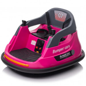 Ride-On Bumper Car for Kids, 70W Motor, 12V Battery, Pink