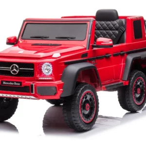 Premium Electric Ride-On Car Mercedes-Benz G63 6 6, 210W, 12V 10Ah, Red
