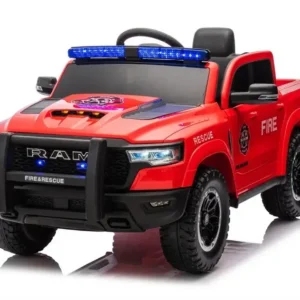 Kids Electric Ride-On Truck, Dodge RAM 1500 RHO, 12V 140W, Premium Edition, Red