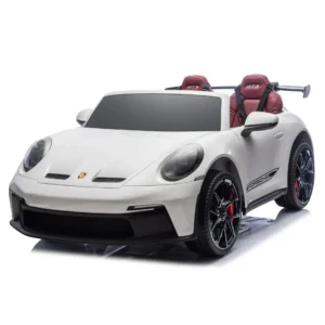 Electric Kids Car Porsche 911 GT3 Premium 320W 24V 14Ah, 2-Seater, White