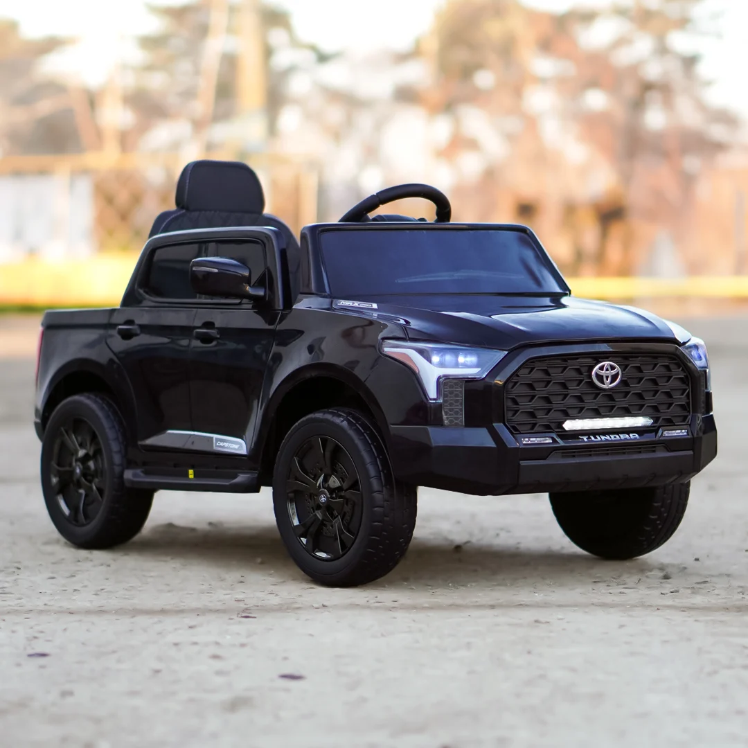 Toyota Tundra I-Max Force 12V 80W Electric Ride-On Car for Kids, Premium Edition, black - Image 5