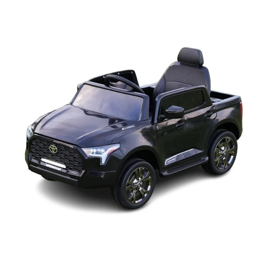 Toyota Tundra I-Max Force 12V 80W Electric Ride-On Car for Kids, Premium Edition, black