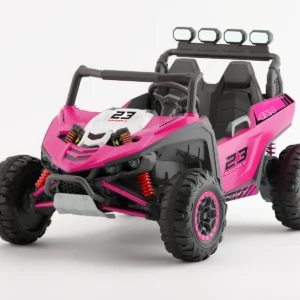 Electric Ride-On UTV Arrow Dune-Buggy, 12V 220W, 2-Seater, Premium, pink
