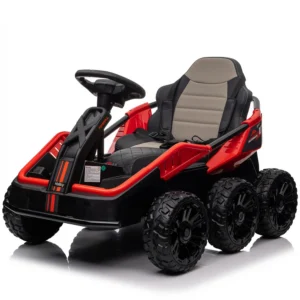 Electric ride-on MoonRider UTV for children, 6x6, 180W, 24V, premium, red