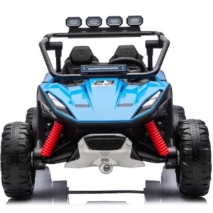 Vector V2 Dune-Buggy Electric UTV for 2 Children, 220W, 12V, EVA Wheels, Eco-Leather Seat, Premium Edition, blue