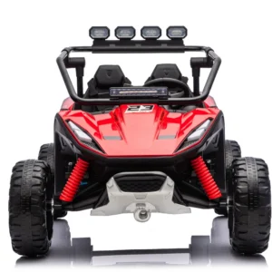 Vector V2 Dune-Buggy Electric UTV for 2 Children, 220W, 12V, EVA Wheels, Eco-Leather Seat, Premium Edition, red